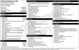 Hyundai SANTA FE 2023 SEL 4dr Crossover
