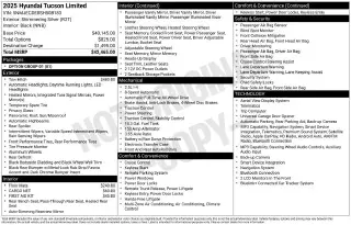Hyundai TUCSON 2025 AWD Limited 4dr SUV