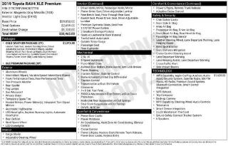 Toyota RAV4 2019 XLE Premium 4dr SUV