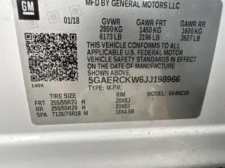 Buick Enclave 2018 Premium 4p Crossover