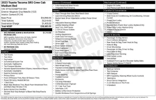 Toyota Tacoma 2023 4x2 TRD Todo Terreno 4p Cabina Doble 5.0 ft CB