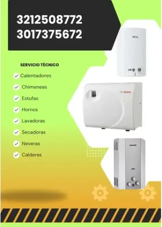 Reparación de calentador Bosch