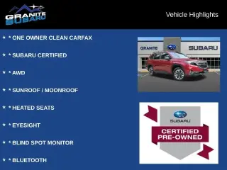 Subaru Forester 2026 AWD Premium 4dr Crossover