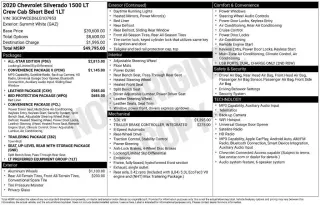 Chevrolet Silverado 1500 2020 4x2 LT 4dr Crew Cab 5.8 ft. CB