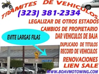 TRÁMITES DMV