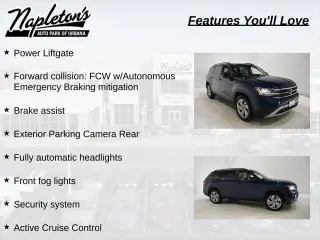 Volkswagen Atlas 2021 V6 SE 4dr SUV w/Tecnología (lanzamiento a mitad de año)