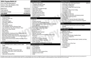 Toyota RAV4 2024 AWD LE 4dr SUV