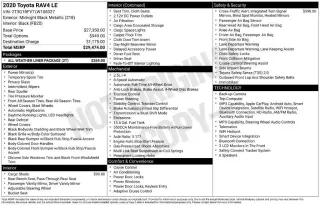 Toyota RAV4 2020 AWD LE 4dr SUV