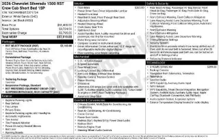 Chevrolet Silverado 1500 2026 4x2 RST 4dr Cabina de Tripulante 5.8 ft. SB