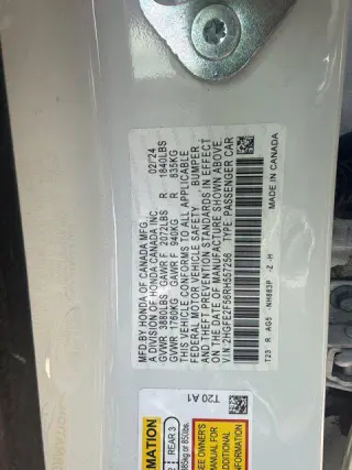 Honda Civic 2024 Sport 4dr Sedan