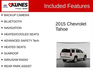 Chevrolet Tahoe 2015 4x4 LTZ 4p SUV
