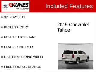 Chevrolet Tahoe 2015 4x4 LTZ 4p SUV