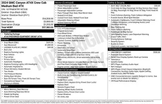 GMC Canyon 2024 4x4 AT4X 4dr Crew Cab 5 ft. SB