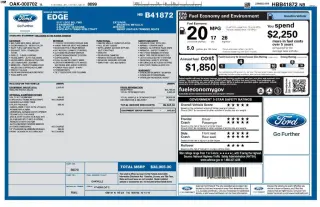 Ford Edge 2017 SEL 4dr Crossover