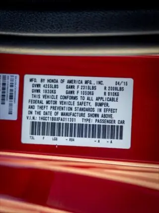 Honda Accord 2015 EX-L 2dr Coupe