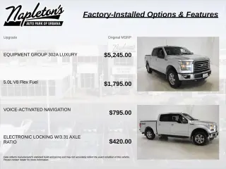 Ford F-150 2017 4x4 XLT 4p SuperCrew 5.5 ft. SB