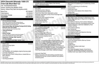 Chevrolet Silverado 1500 2024 4x2 LTZ 4p Cab de Tripulacion 6.0 ft. CB