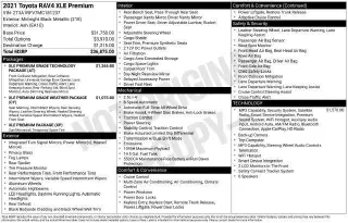 Toyota RAV4 2021 AWD XLE Premium 4p SUV
