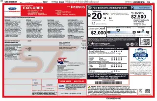 Ford Explorer 2020 AWD ST 4p SUV