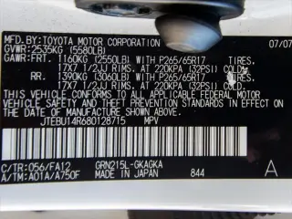 Toyota 4Runner 2008 4x4 SR5 4dr SUV (4.0L V6)