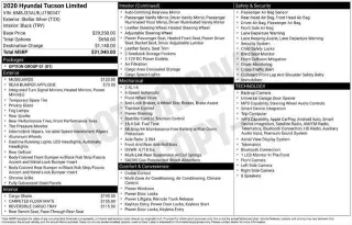 Hyundai TUCSON 2020 Limited 4dr SUV