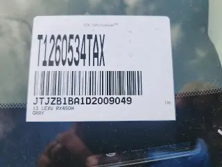 Lexus RX 450h 2013 4dr SUV