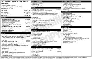 BMW X5 2022 sDrive40i 4dr Vehículo de Actividad Deportiva