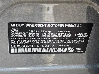 BMW X3 2026 tracción en todas las ruedas 30 xDrive vehículo deportivo de actividad 4 puertas