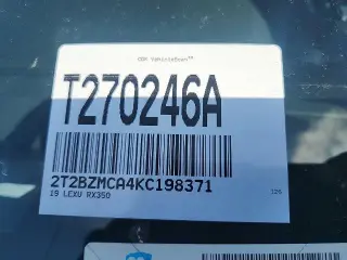 Lexus RX 350 2019 AWD F SPORT 4dr SUV