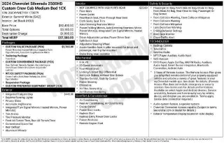 Chevrolet Silverado 2500HD 2024 4x4 Custom 4dr Crew Cab LB