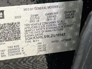 GMC Acadia 2020 4x4 SLE 4p SUV