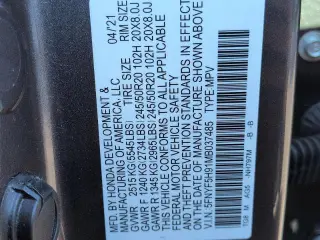 Honda Pilot 2021 Touring 4dr SUV