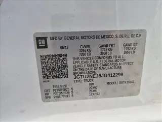 GMC Sierra 1500 2018 4x4 SLT 4dr Cabina de Tripulacion 5.8 ft. CB