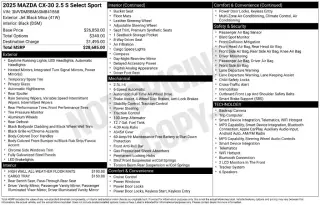 Mazda CX-30 2025 AWD 2.5 S Select Sport 4dr SUV