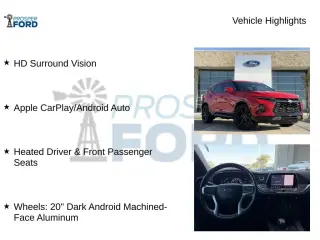 Chevrolet Blazer 2019 RS 4dr SUV