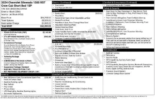 Chevrolet Silverado 1500 2024 4x4 RST 4dr Crew Cab 5.8 ft. CB