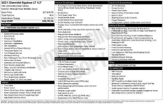 Chevrolet Equinox 2021 LT 4p SUV con 1LT