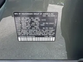 Volkswagen Atlas 2024 AWD Peak Edition SE 4Motion 4p SUV con Tecnología
