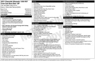 Chevrolet Silverado 1500 2021 4x2 RST 4dr Crew Cab 5.8 ft. SB