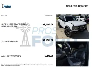 Ford Bronco 2024 4x4 Big Bend SUV 4 puertas