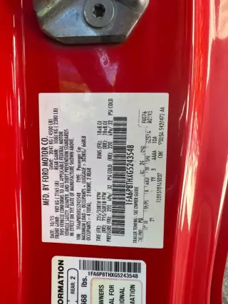 Ford Mustang 2016 EcoBoost 2dr Fastback
