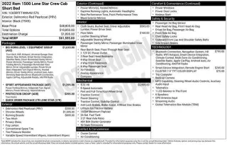 Ram 1500 2022 4x4 Big Horn 4dr Crew Cab 5.6 ft. SB Pickup en español
