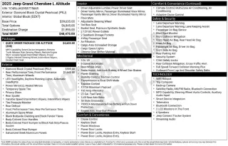 Jeep Grand Cherokee L 2025 4x2 Laredo 4p SUV