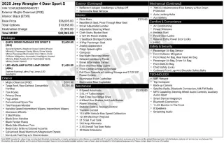 Jeep Wrangler 2025 4x4 Willys 4dr SUV