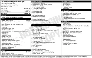 Jeep Wrangler 2026 4x4 América250 4dr SUV