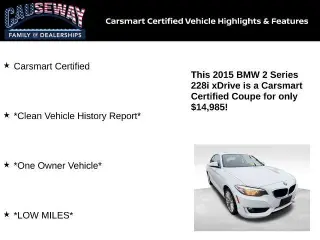 BMW Serie 2 2015 tracción en todas las ruedas 228i xDrive 2p Coupé SULEV