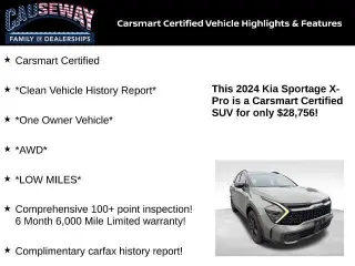 Kia Sportage 2024 AWD X-Pro 4p SUV