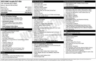 GMC Acadia 2023 SLT 4p SUV