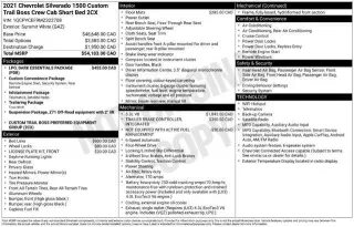 Chevrolet Silverado 1500 2021 4x4 Custom Trail Boss 4dr Crew Cab 5.8 ft. SB