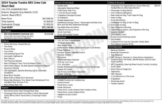 Toyota Tundra 2024 4x2 SR5 4dr CrewMax Cab Pickup SB